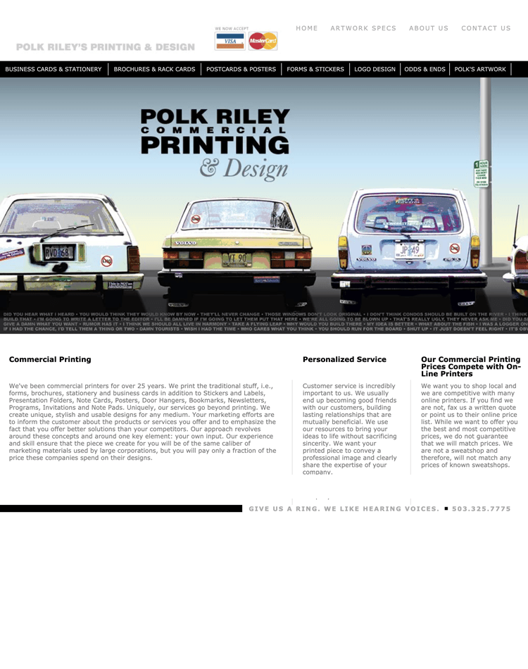 polk rileys printing